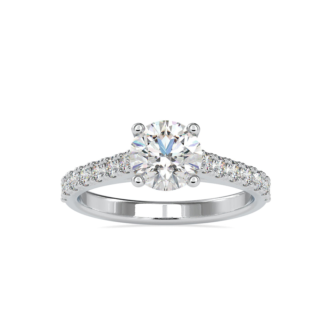 1.25 carats Shimmering Solitaire Ring 4