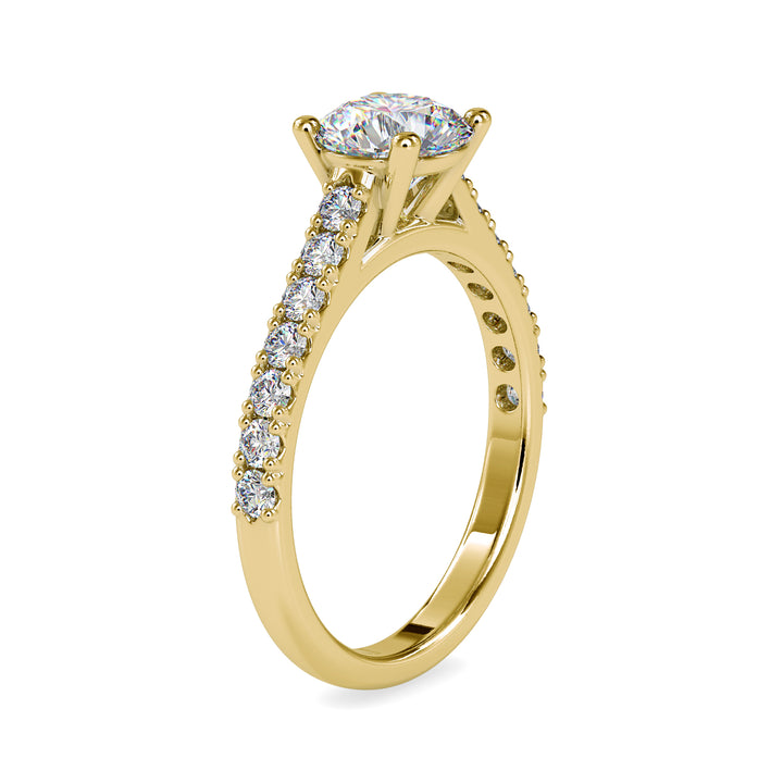 1.25 carats Shimmering Solitaire Ring 6