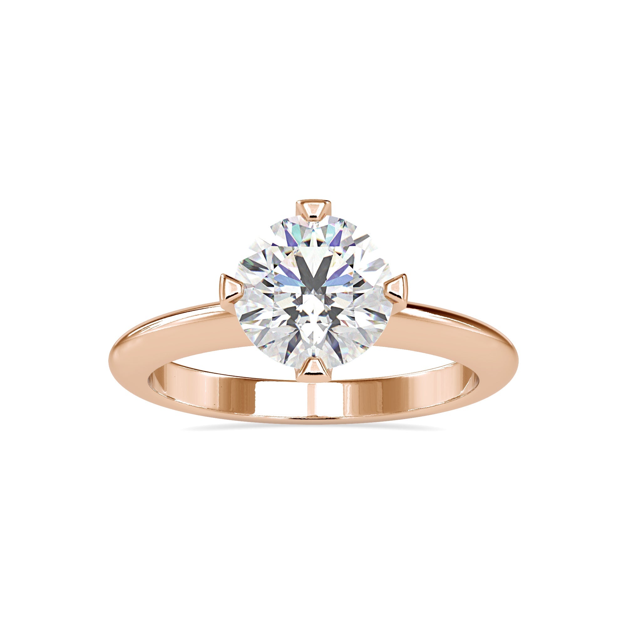 1.60 Carat Minimal Solitaire Diamond Ring 3
