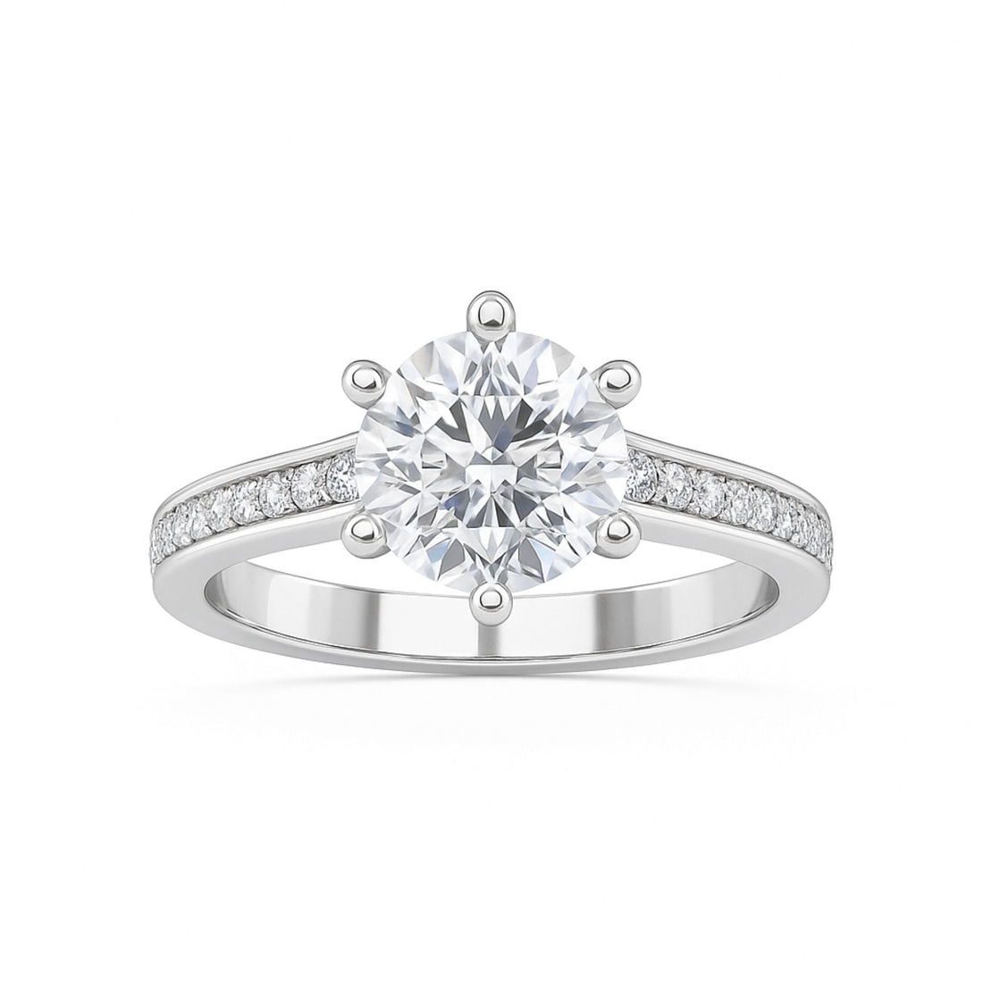 1.80 carats Round Solitaire Ring 4