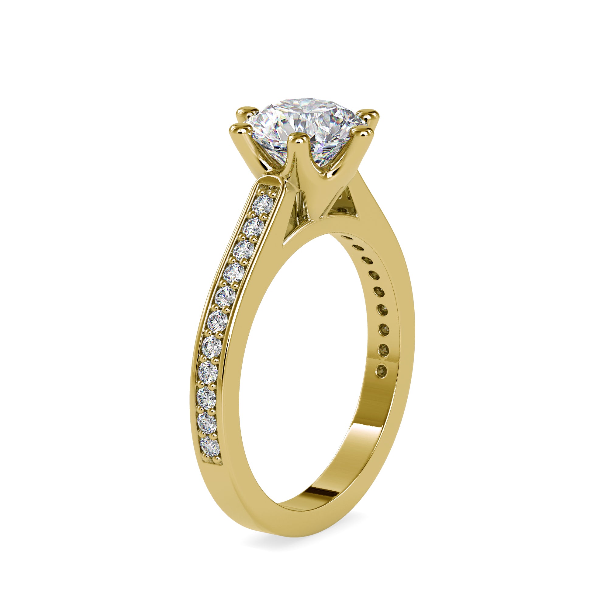 1.80 carats Round Solitaire Ring 5