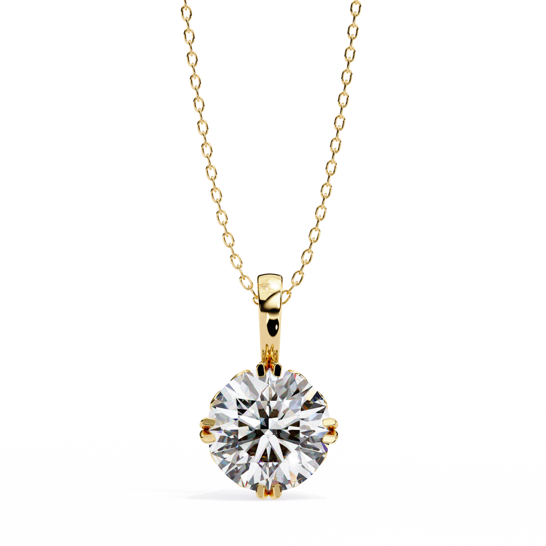 1.80 carats Solitaire Diamond pendant