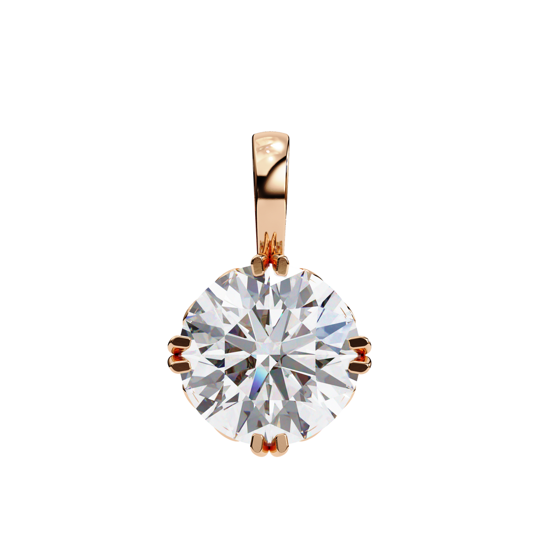 1.80 carats Solitaire Diamond pendant