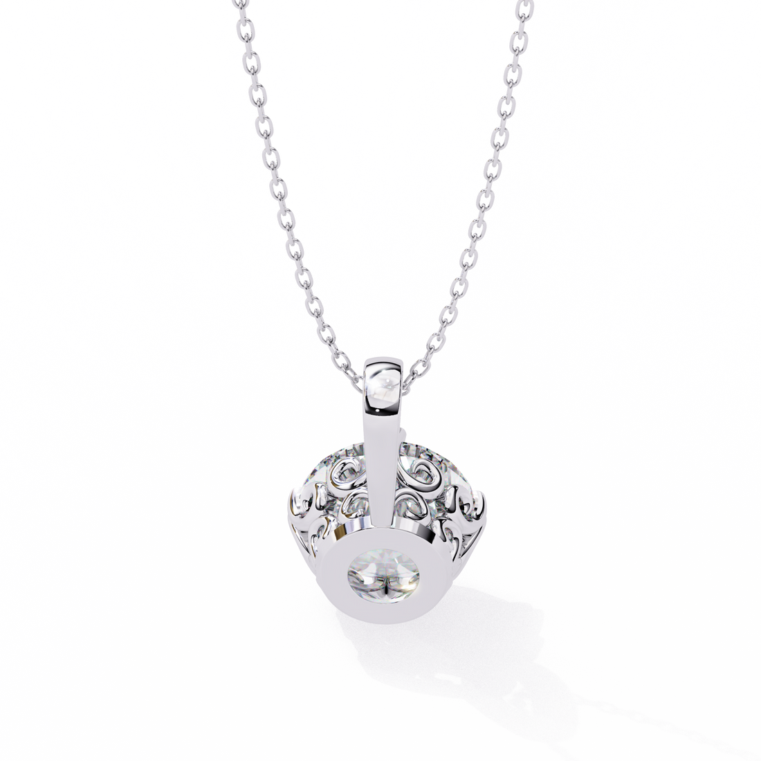 1.80 carats Solitaire Diamond pendant