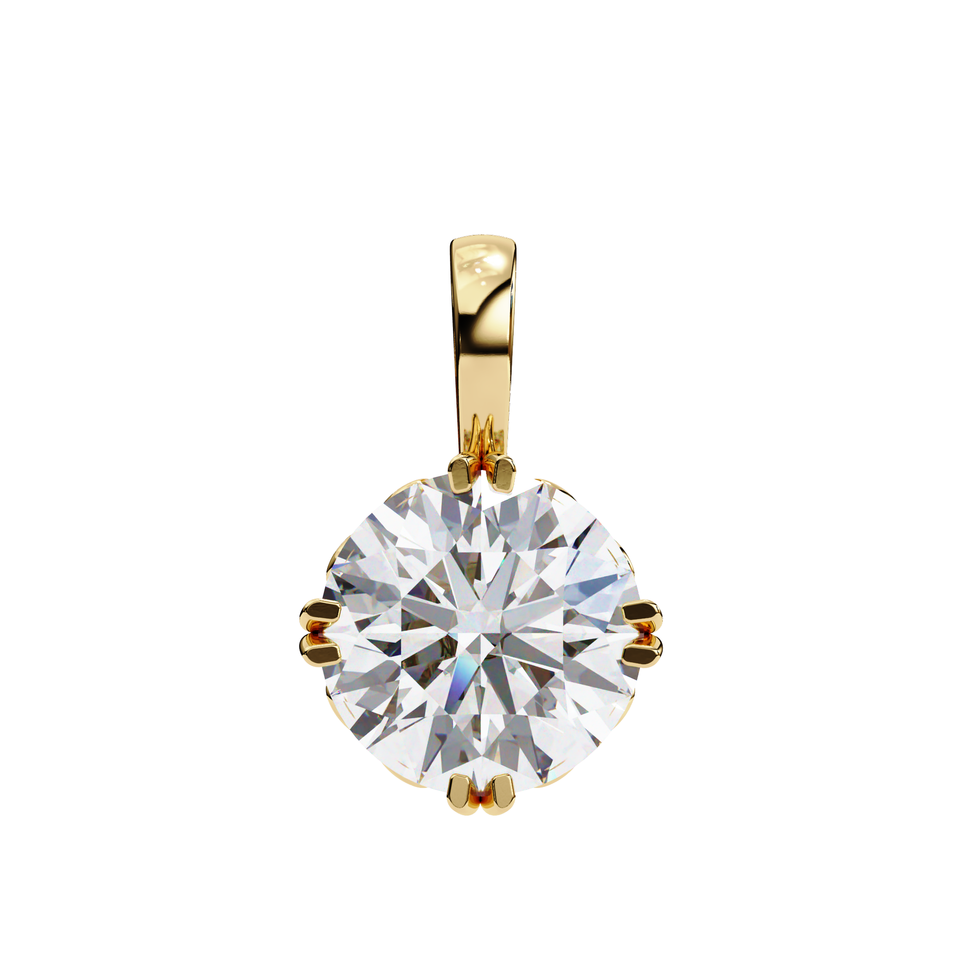 1.80 carats Solitaire Diamond pendant