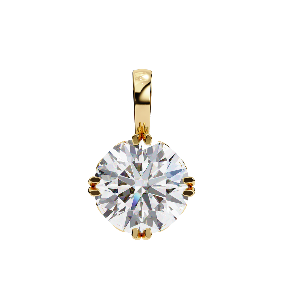 1.80 carats Solitaire Diamond pendant