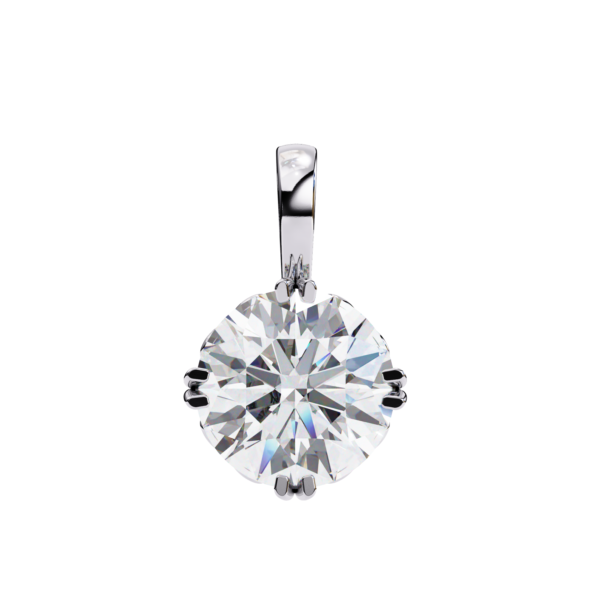 1.80 carats Solitaire Diamond pendant