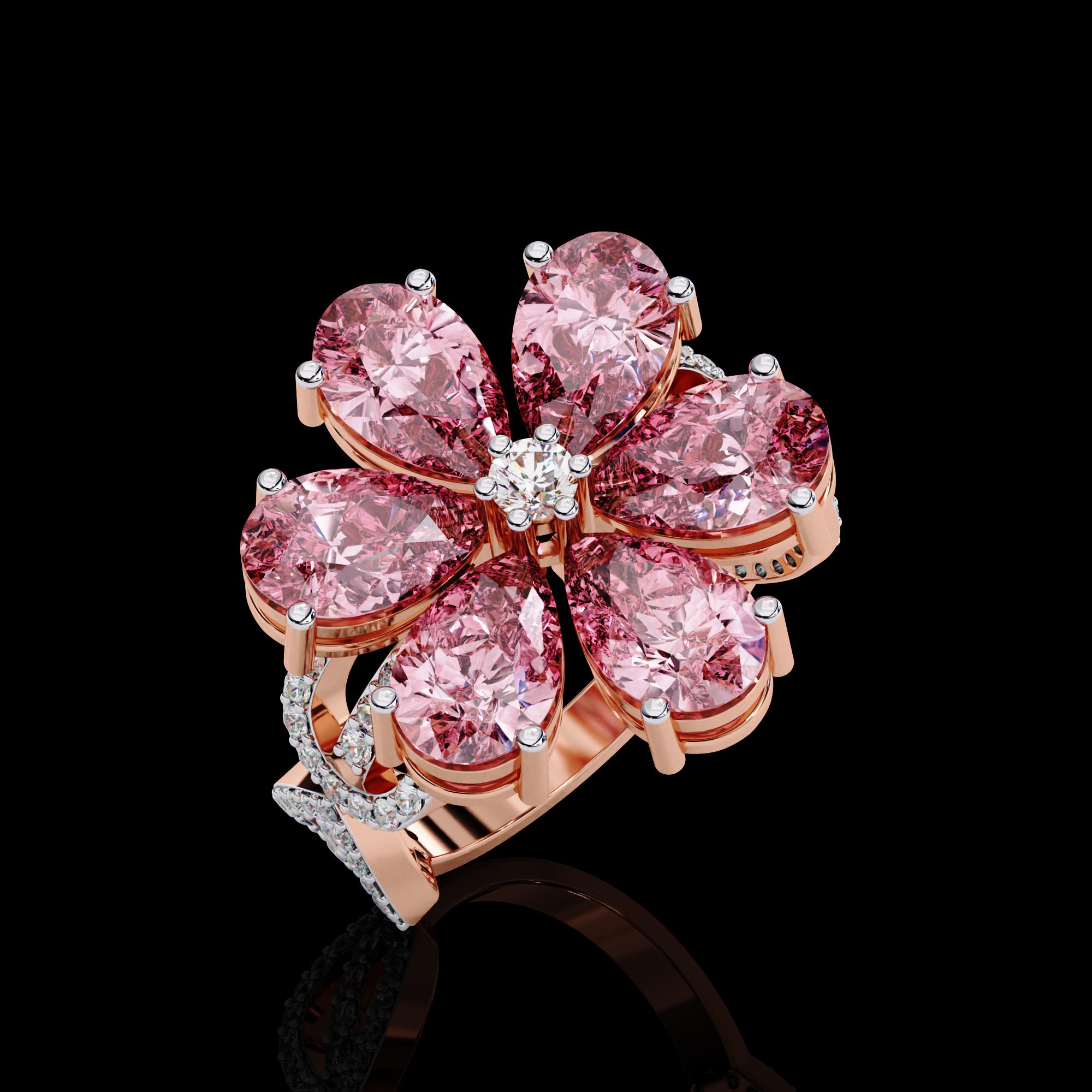 Blossom Pink Diamond Ring