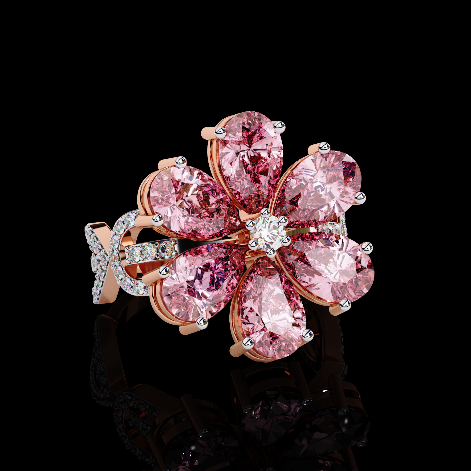 Blossom Pink Diamond Ring