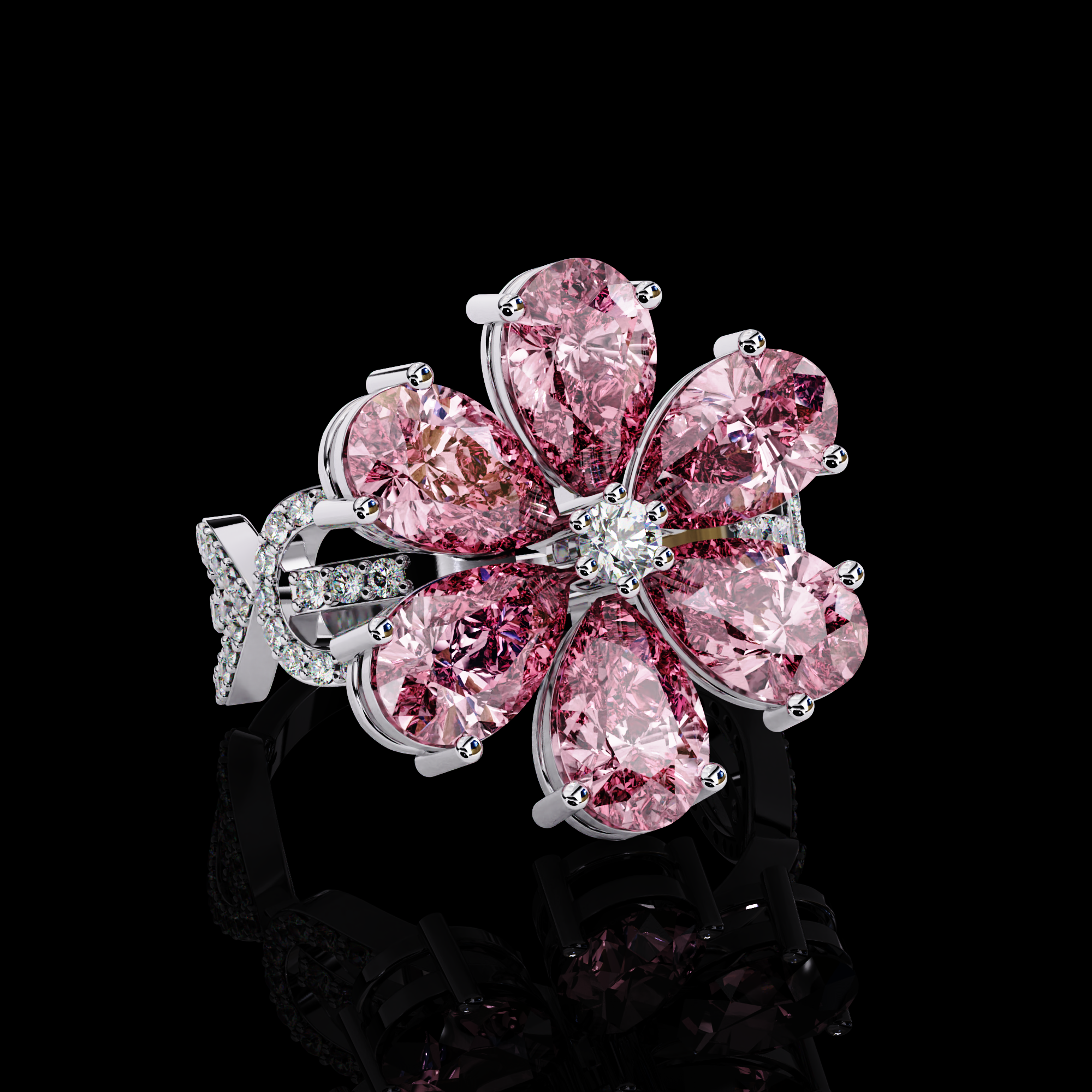 Blossom Pink Diamond Ring