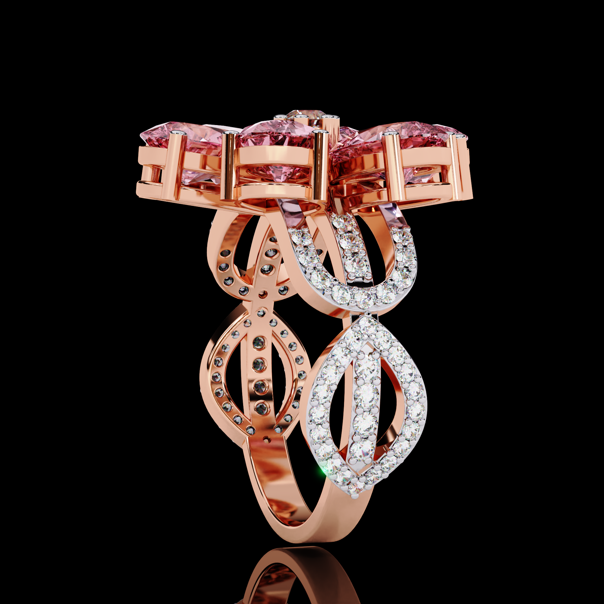 Blossom Pink Diamond Ring