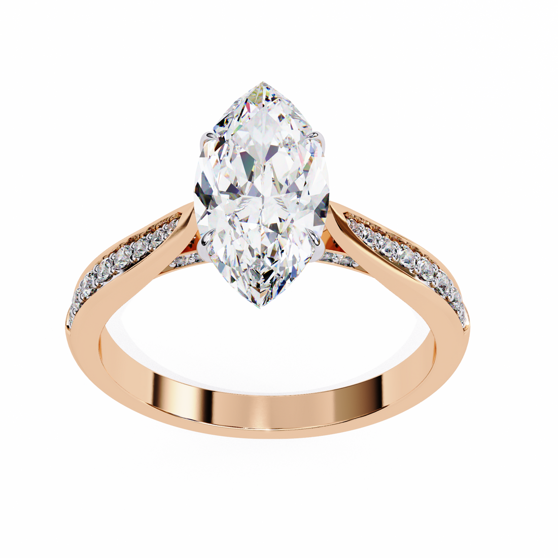 Glam Glint Marquise Diamond Ring