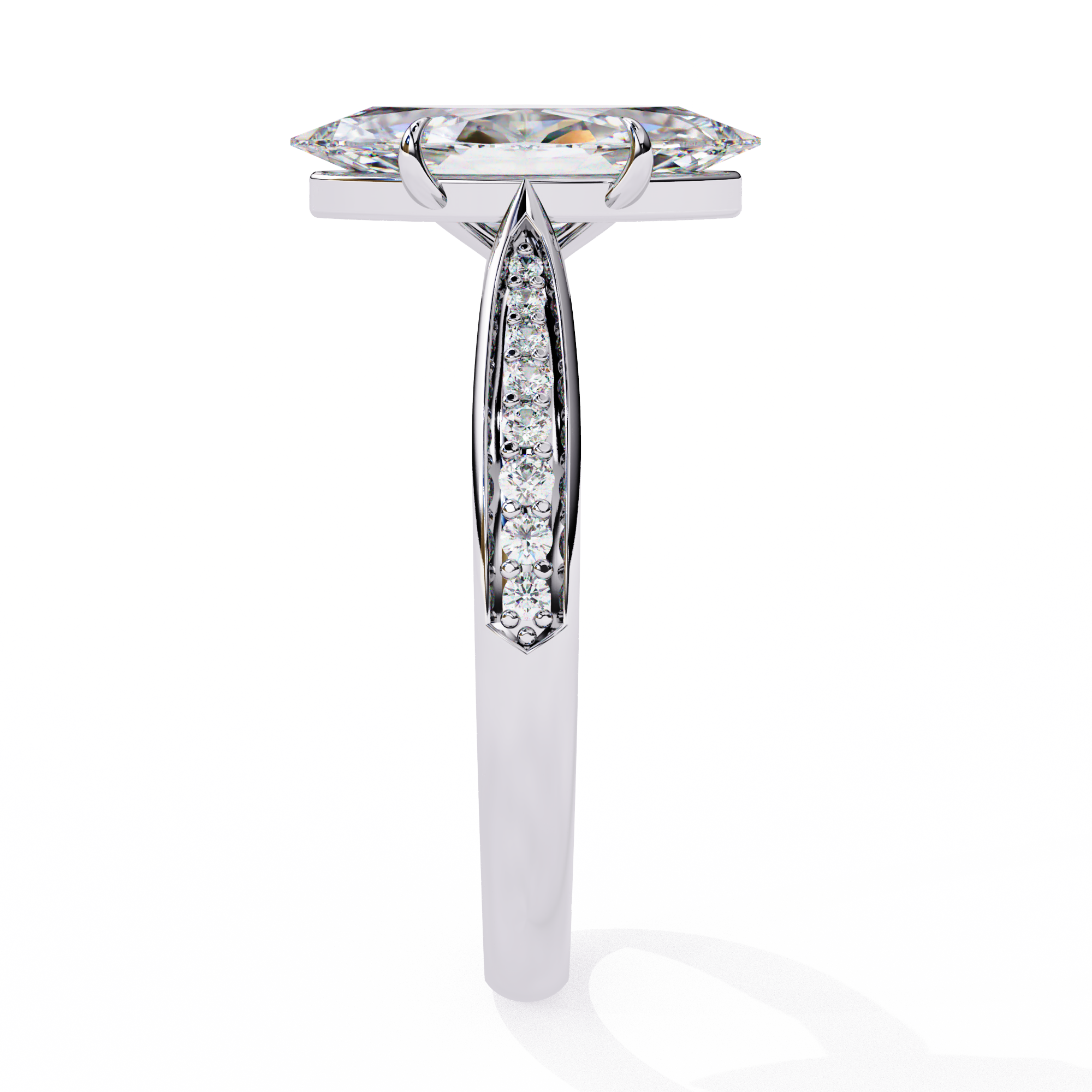 Glam Glint Marquise Diamond Ring