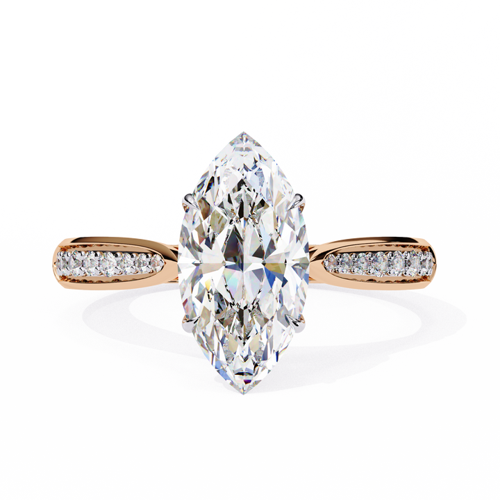 Glam Glint Marquise Diamond Ring
