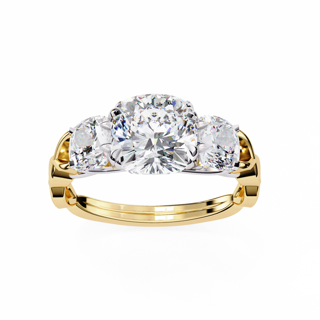 Subtle Twist Diamond Ring