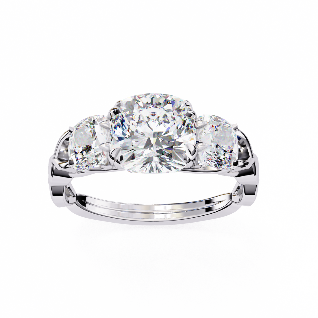 Subtle Twist Diamond Ring