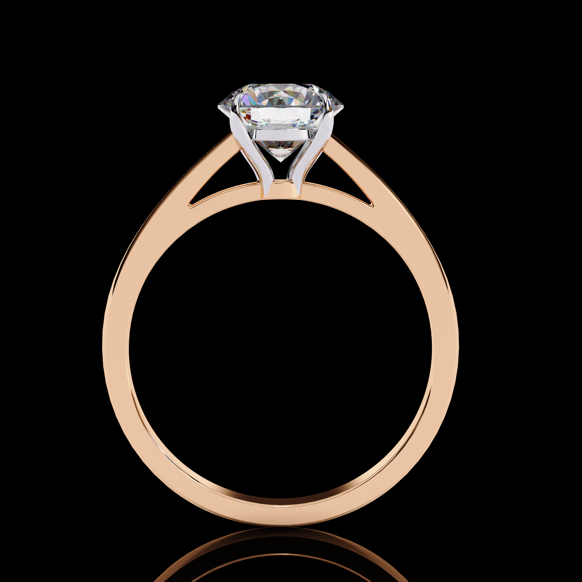 1.25 Carats Lab Grown Round Diamond Ring
