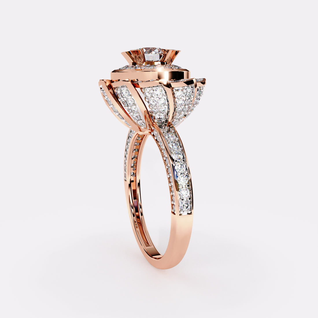 Settled Bloom Diamond Ring