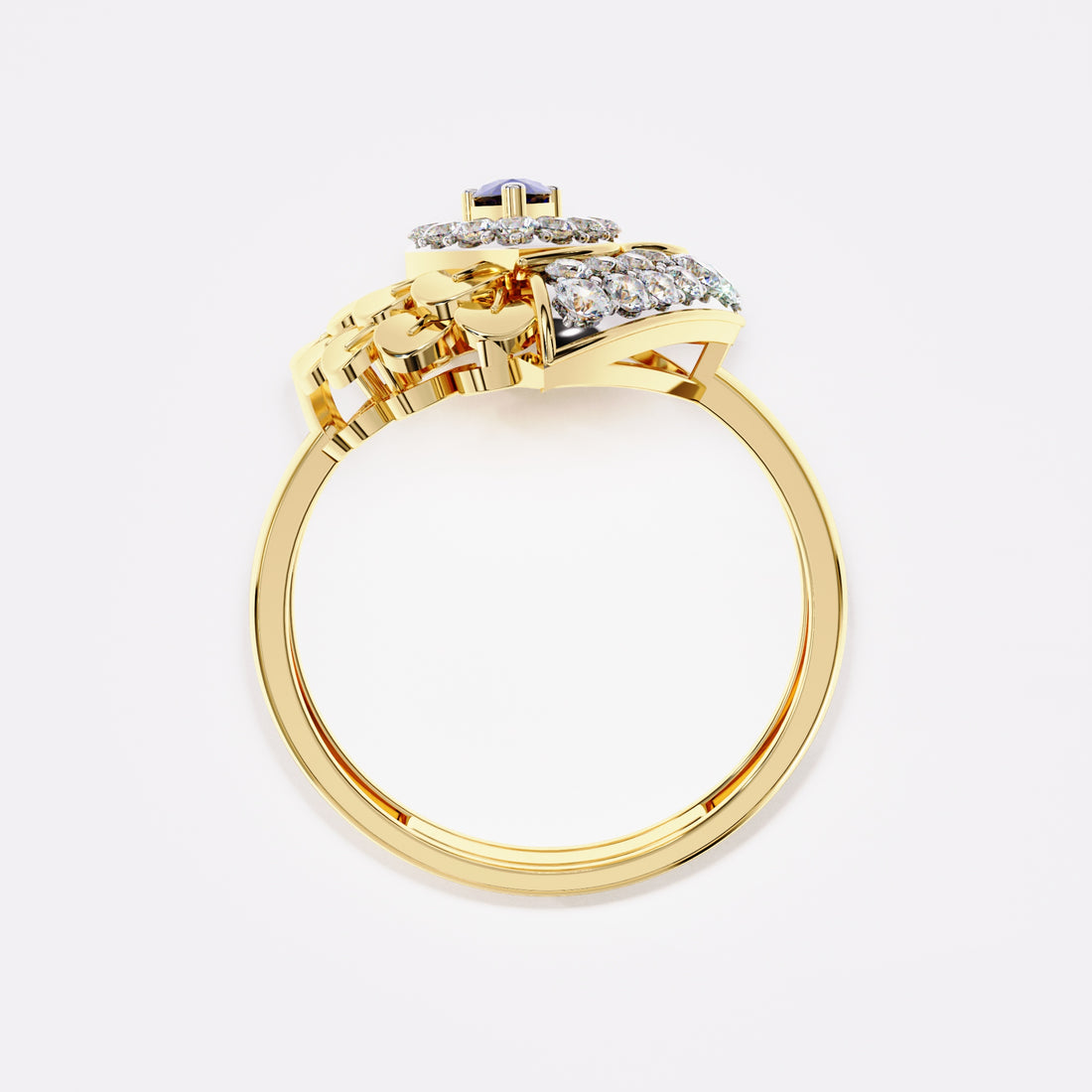 Pear Grace Diamond Ring