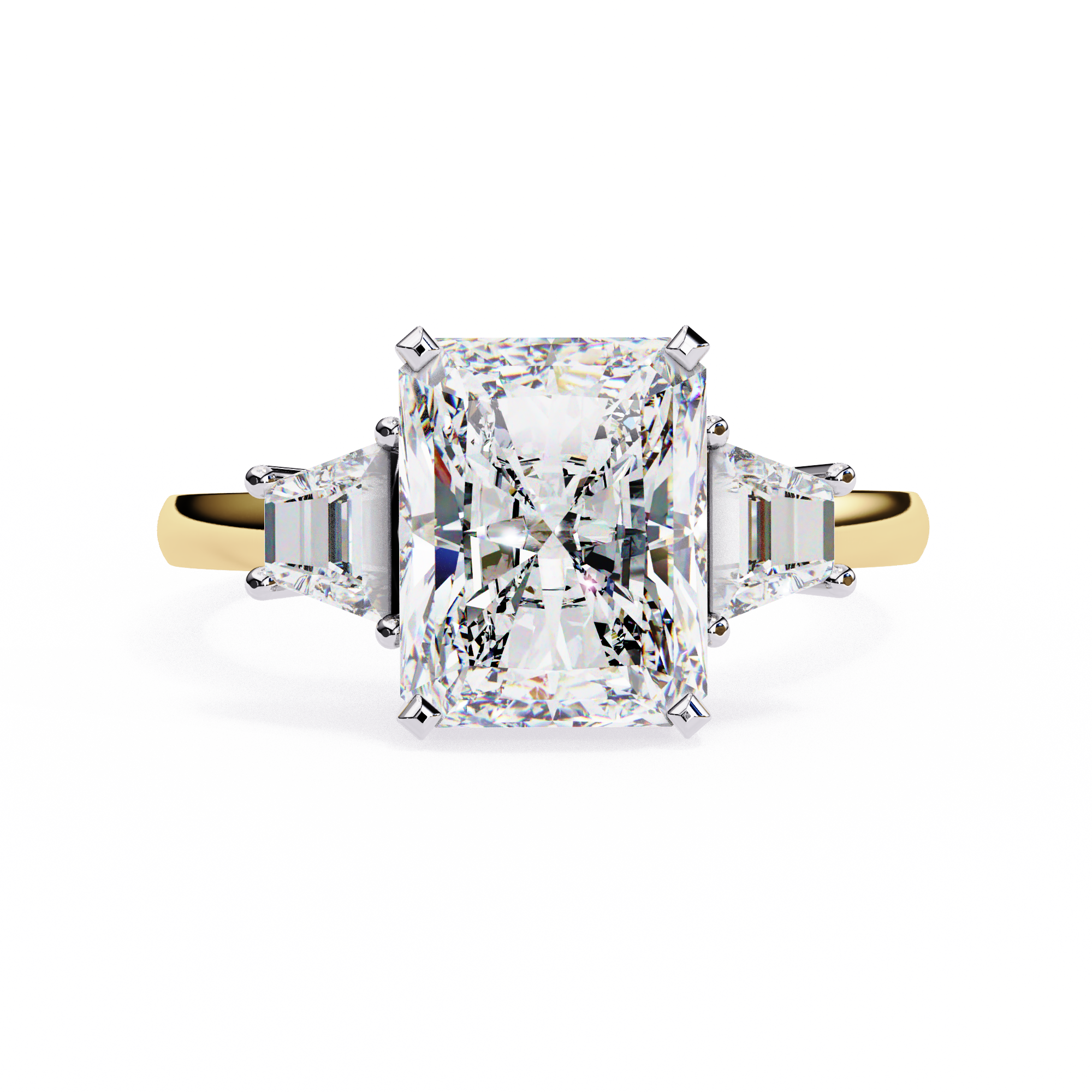 Golden Whisper Diamond Ring