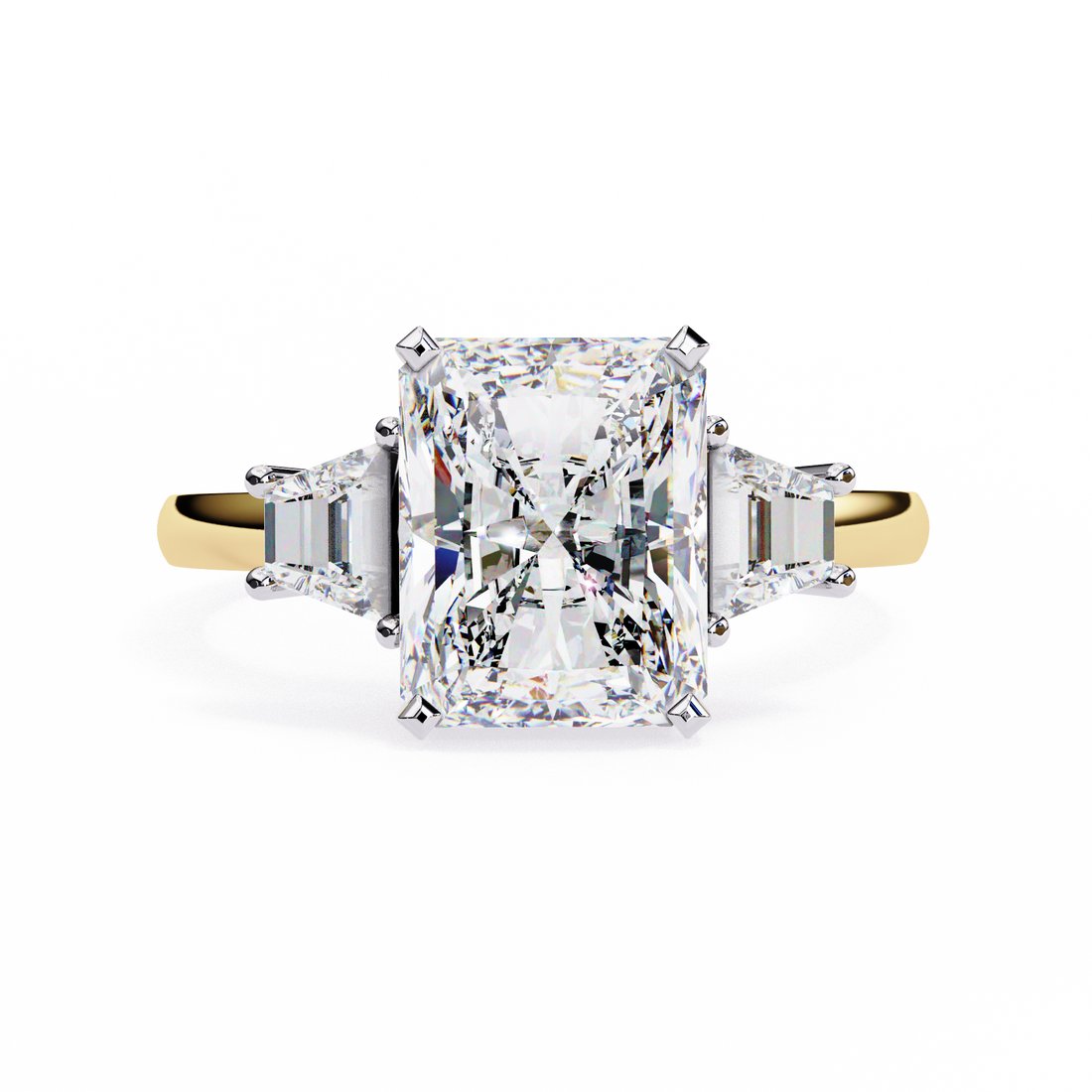 Golden Whisper Diamond Ring