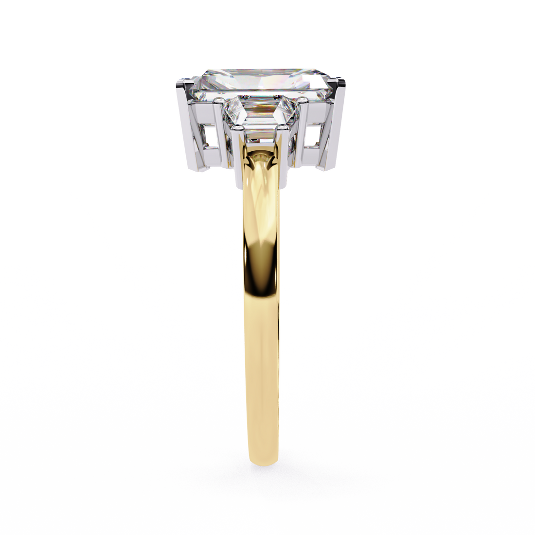 Golden Whisper Diamond Ring