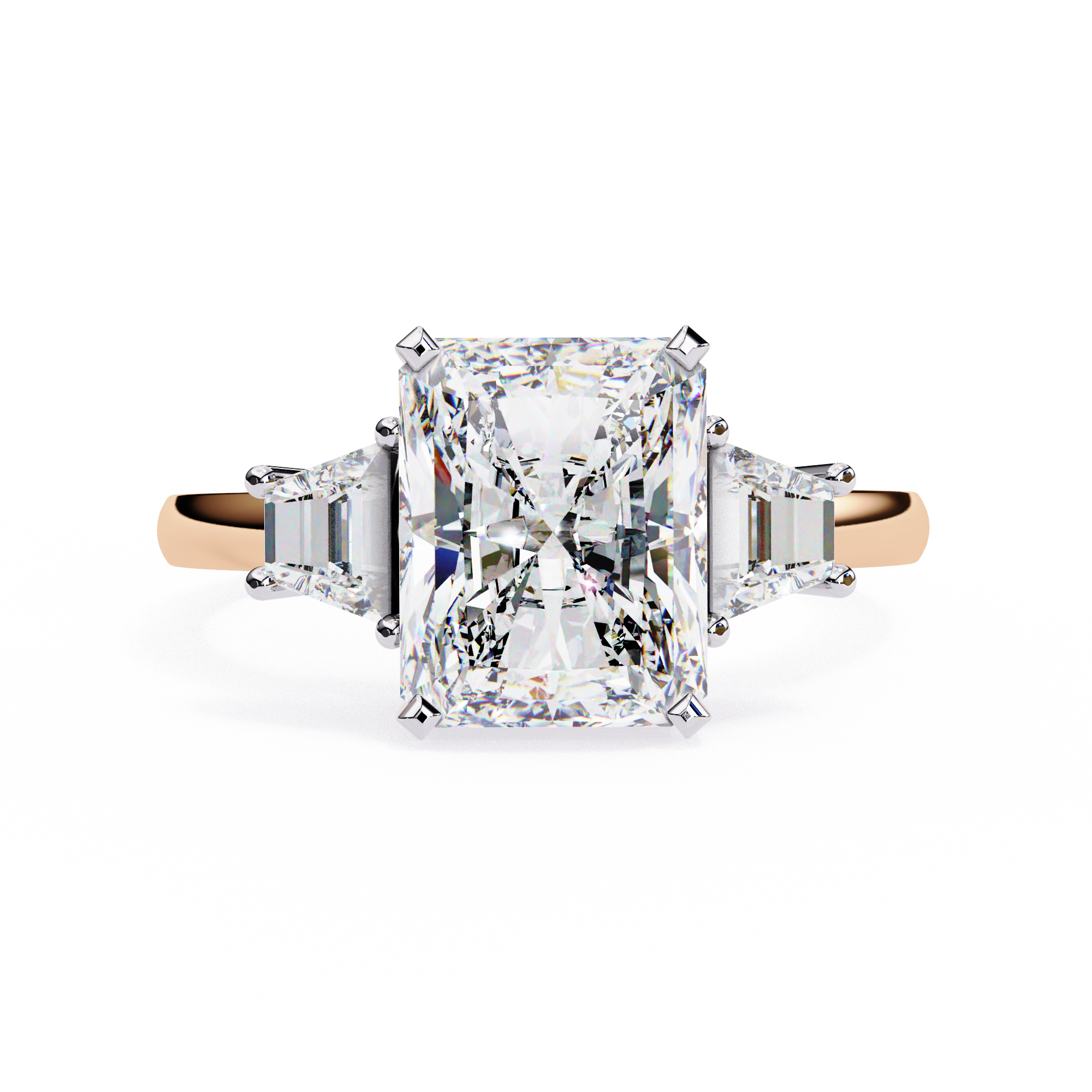 Golden Whisper Diamond Ring