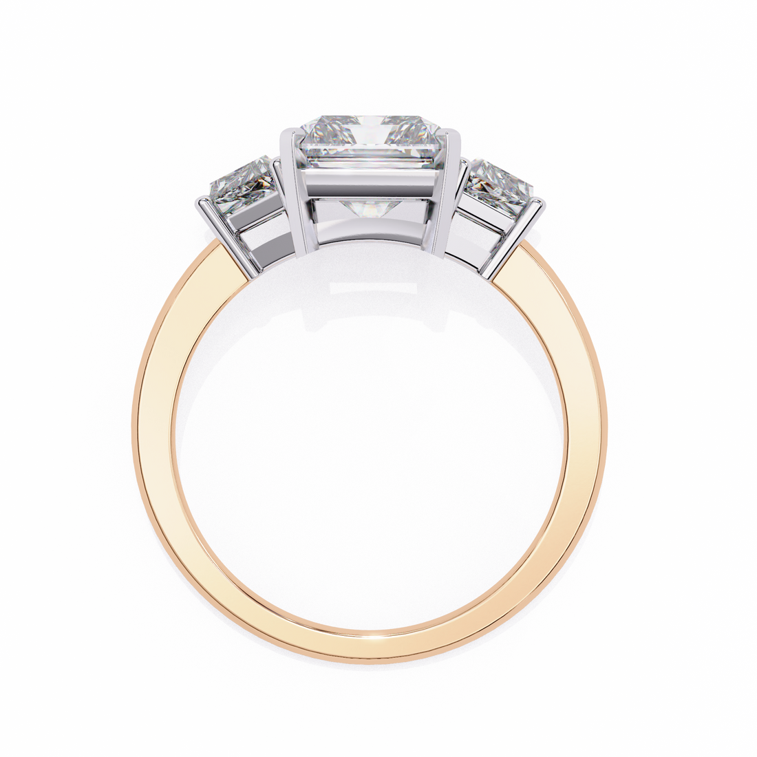 Golden Whisper Diamond Ring