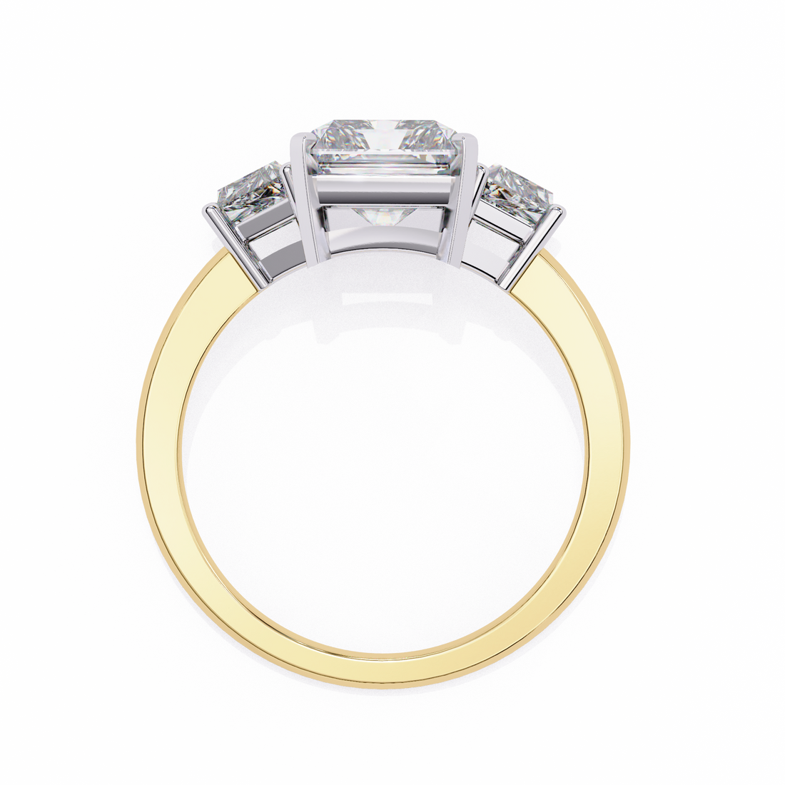 Golden Whisper Diamond Ring