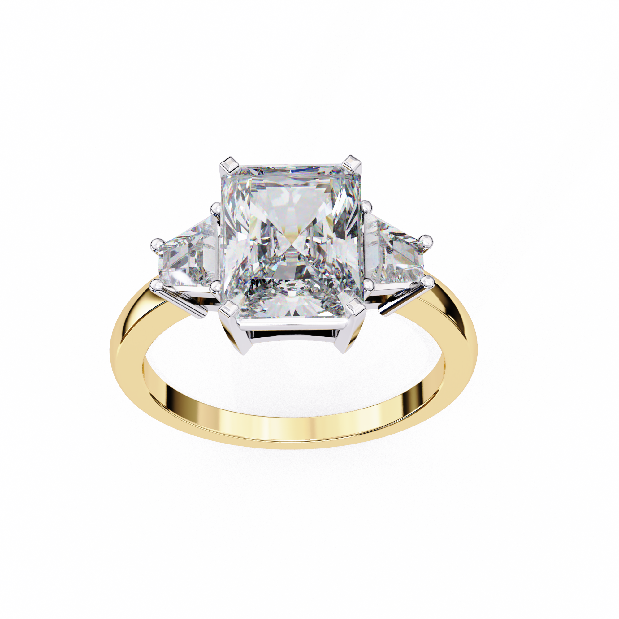 Golden Whisper Diamond Ring