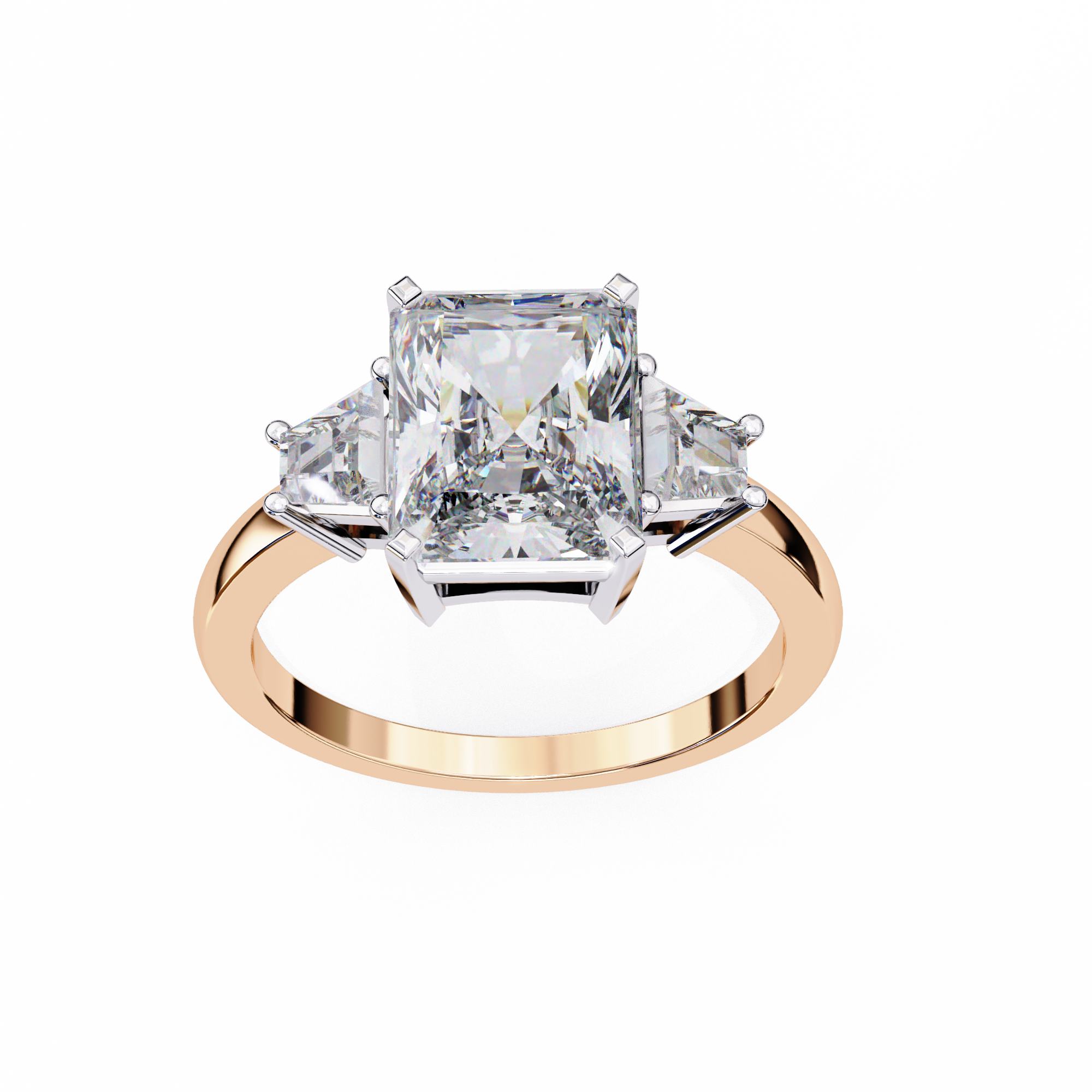 Golden Whisper Diamond Ring