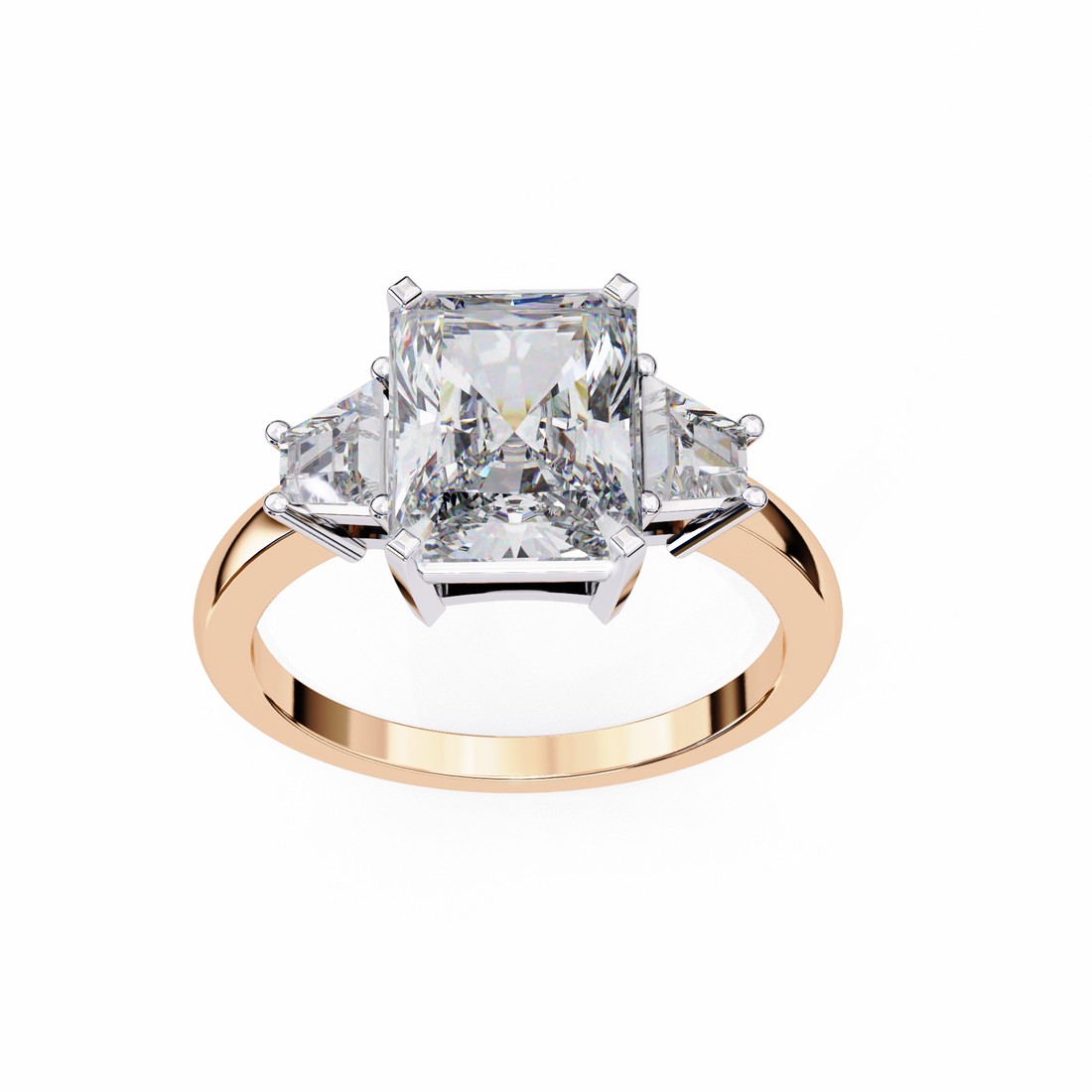 Golden Whisper Diamond Ring