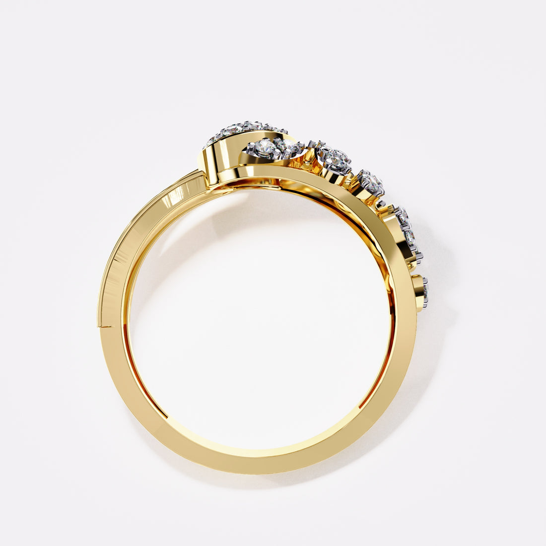 Blushing gold Diamond Ring