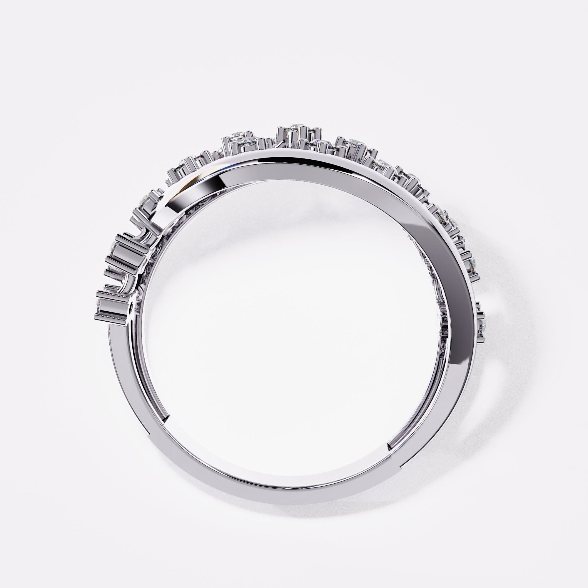 Cherished Diamond ring in 925 Silver