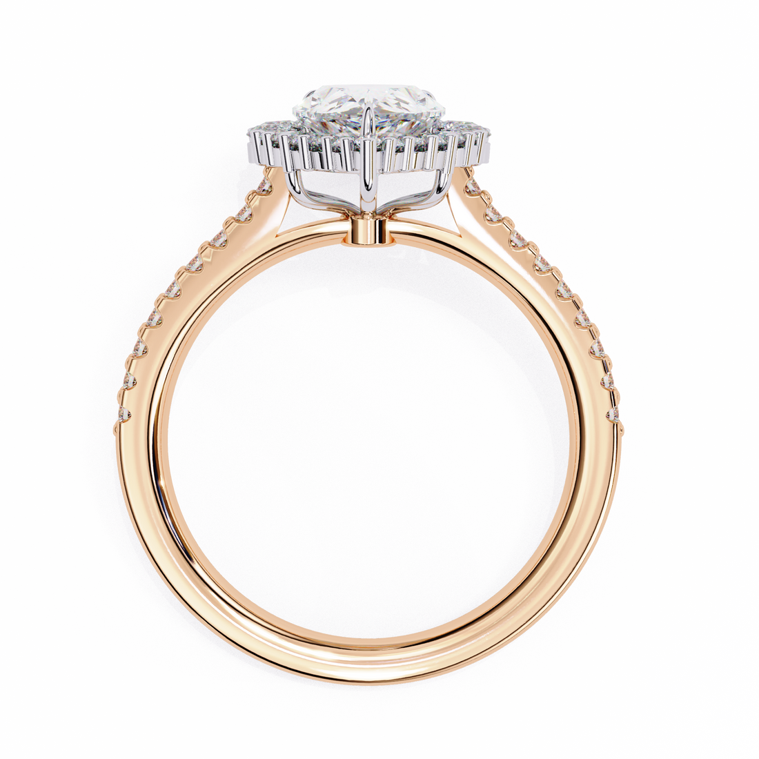 Queen’s Teardrop Lab Grown Diamond Ring