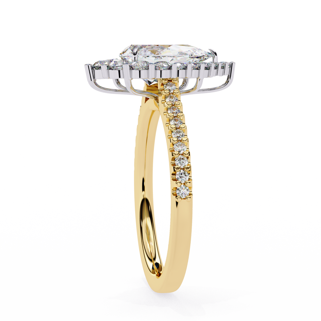 Queen’s Teardrop Lab Grown Diamond Ring
