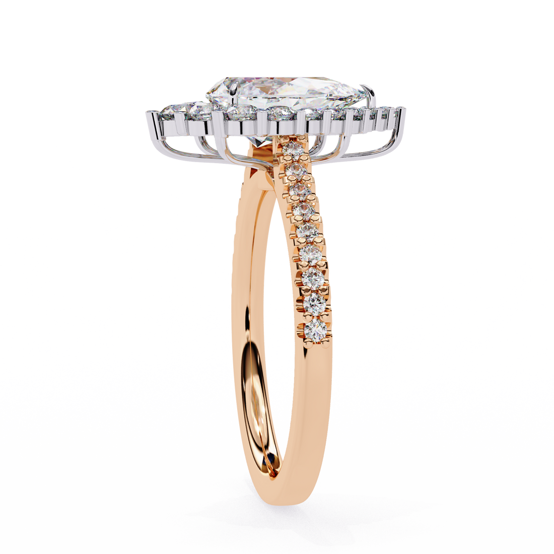 Queen’s Teardrop Lab Grown Diamond Ring