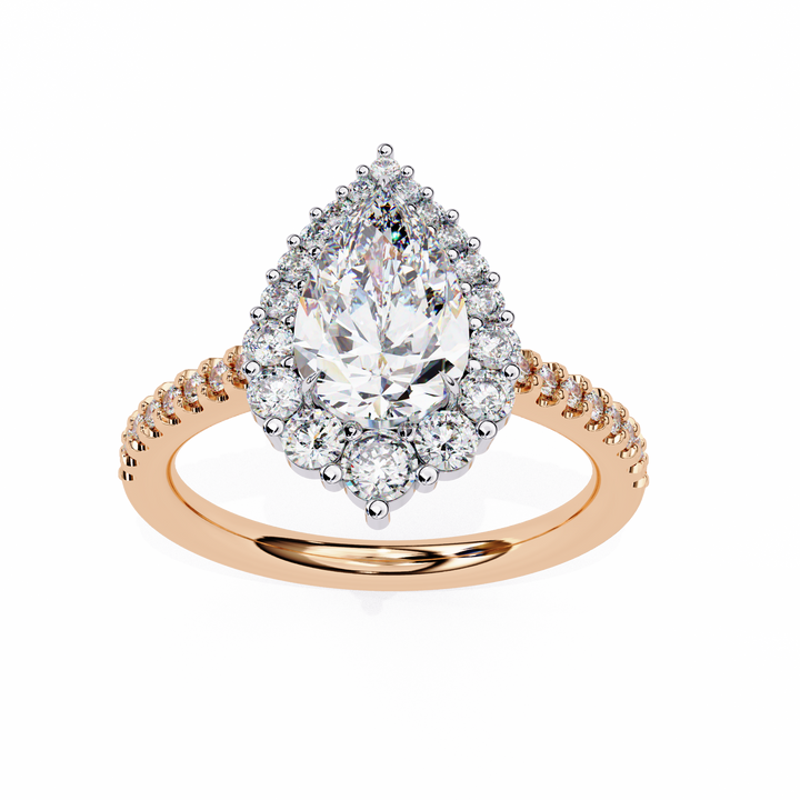 Queen’s Teardrop Lab Grown Diamond Ring