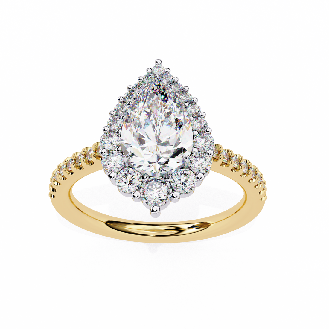 Queen’s Teardrop Lab Grown Diamond Ring