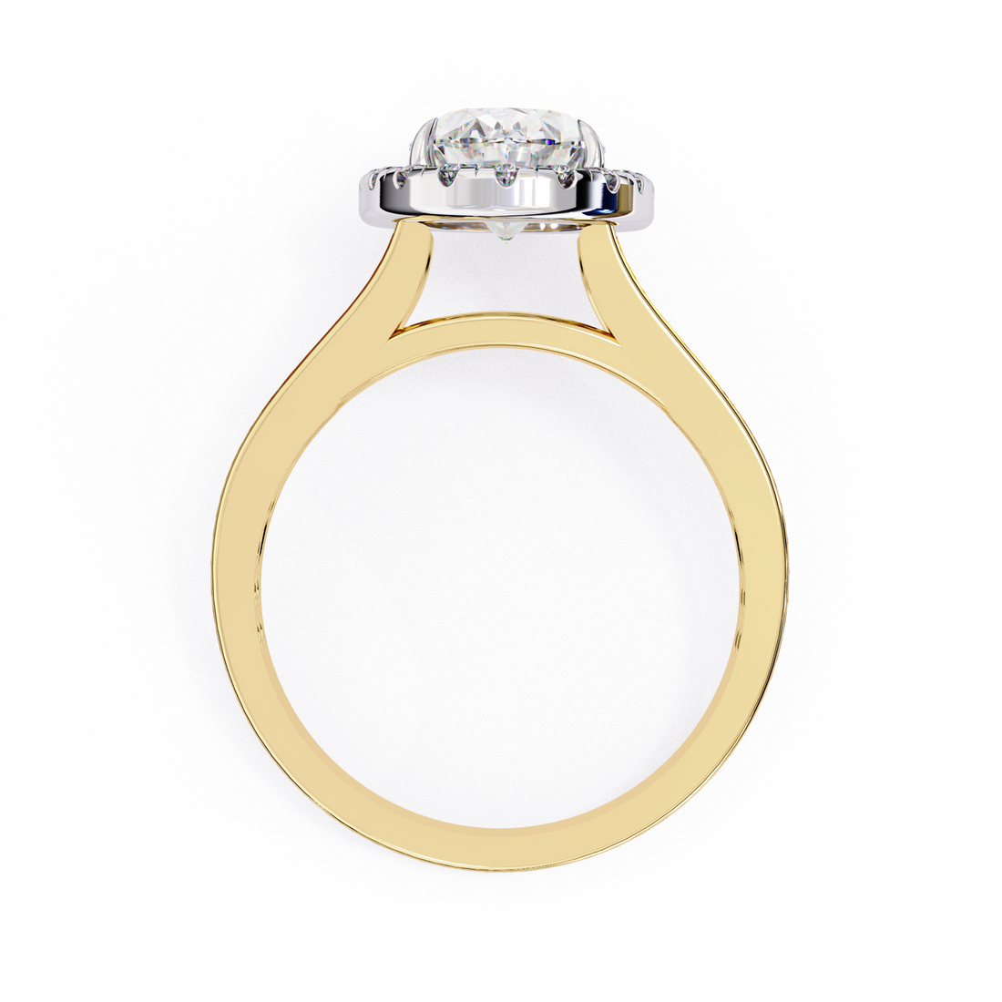 The Royal Bloom Oval Cut Diamond Ring