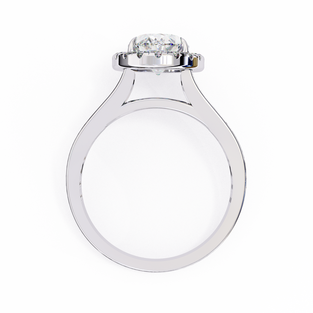 The Royal Bloom Oval Cut Diamond Ring