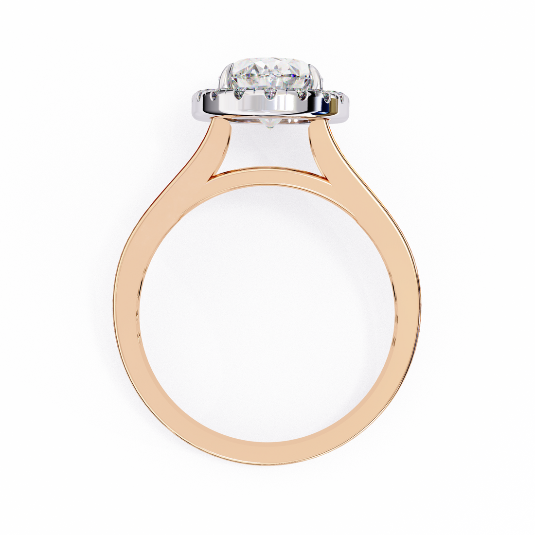 The Royal Bloom Oval Cut Diamond Ring