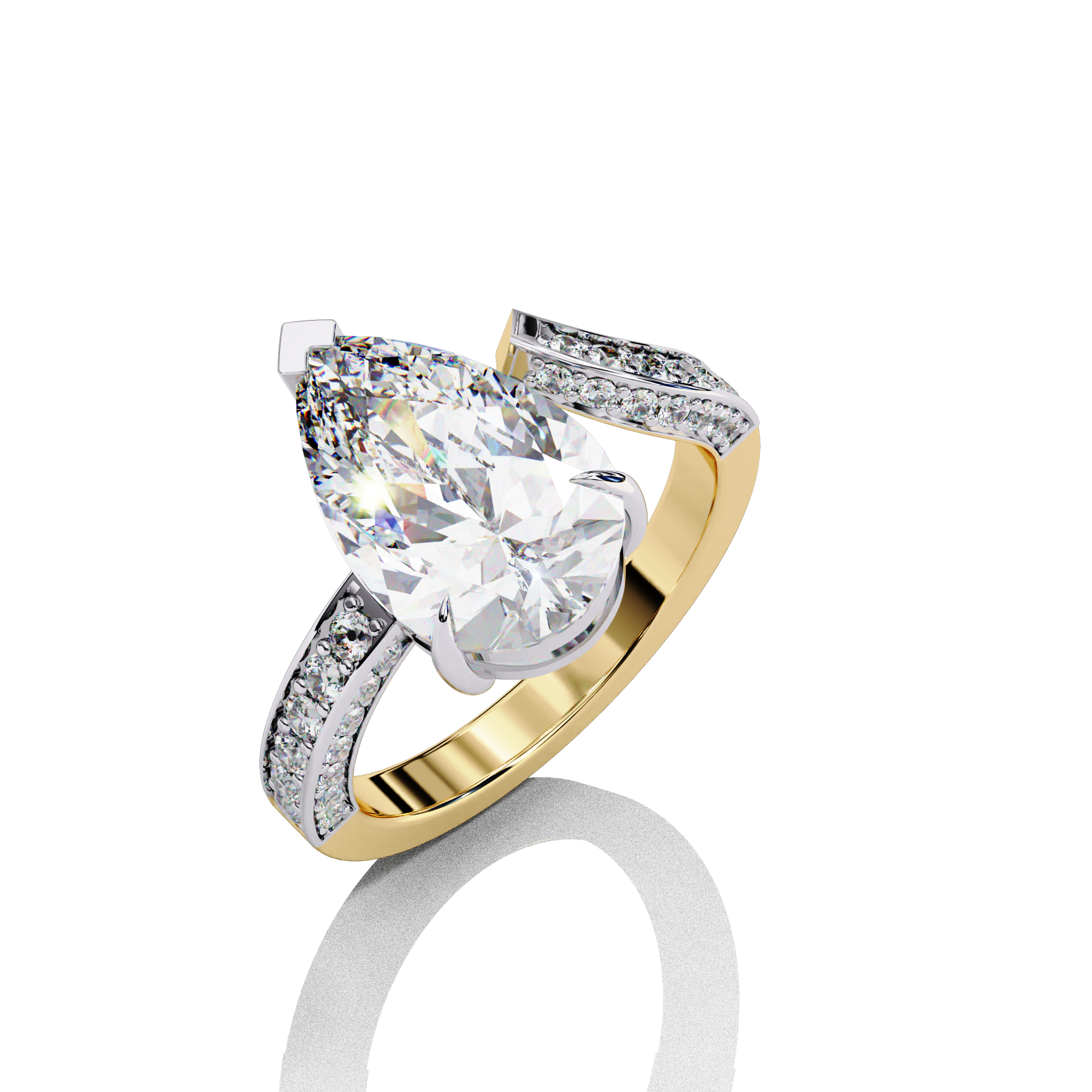 3 carats Solitaire Lab Grown Ring