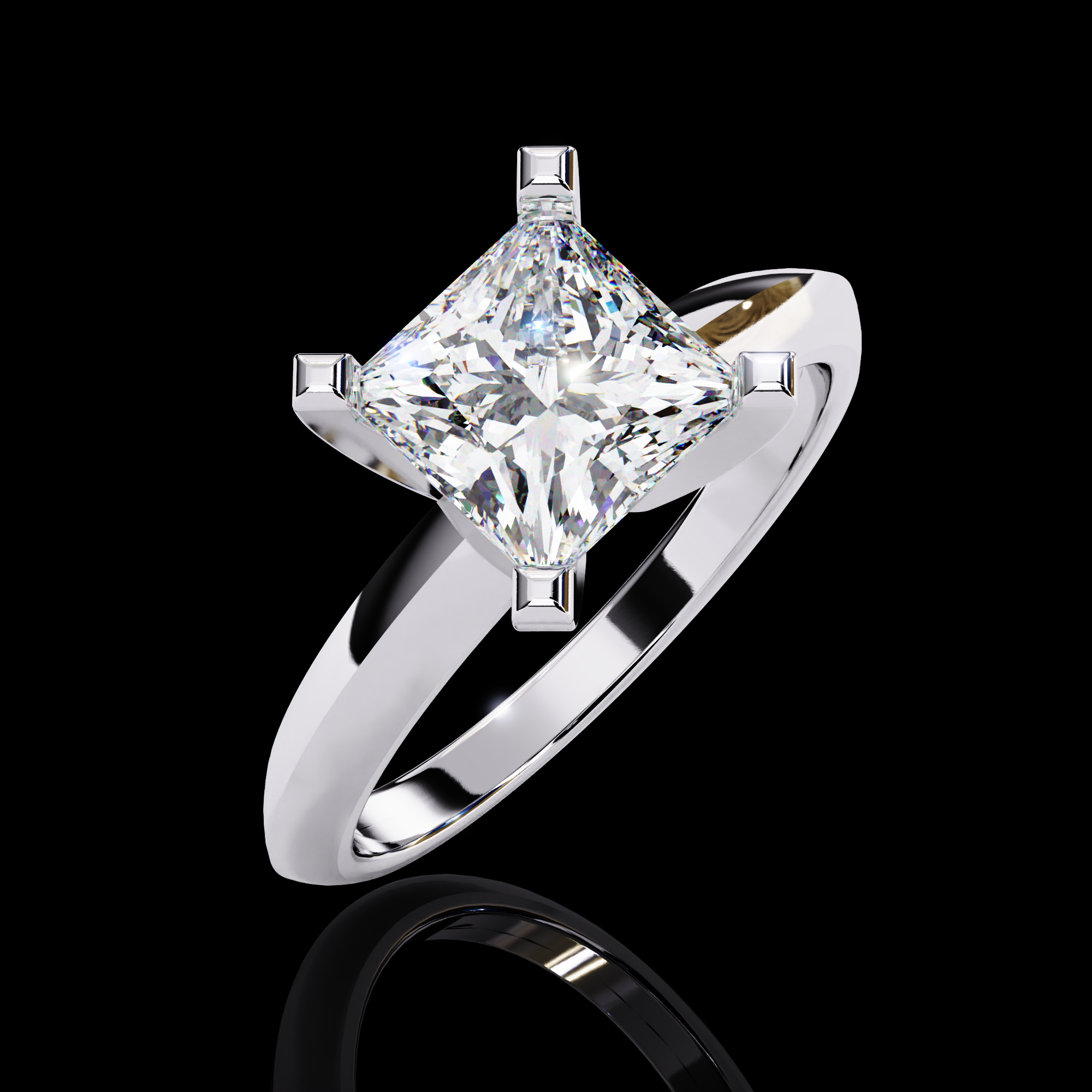 Celestial Bliss Princess Diamond Ring