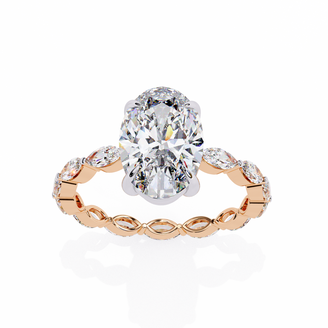 Celeste Oval Diamond Ring