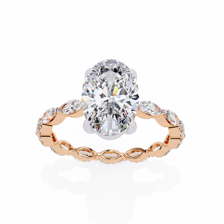 Celeste Oval Diamond Ring