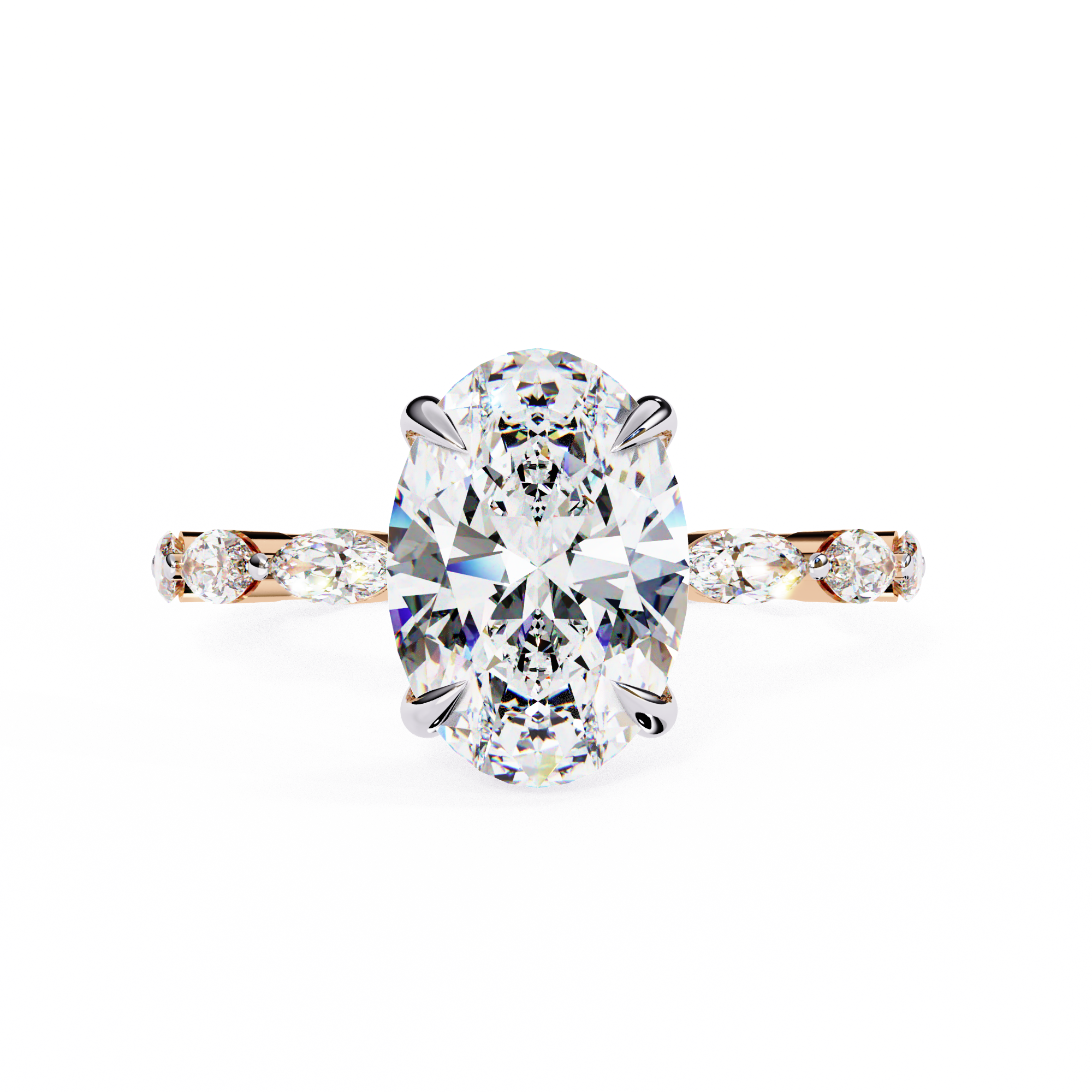 Celeste Oval Diamond Ring