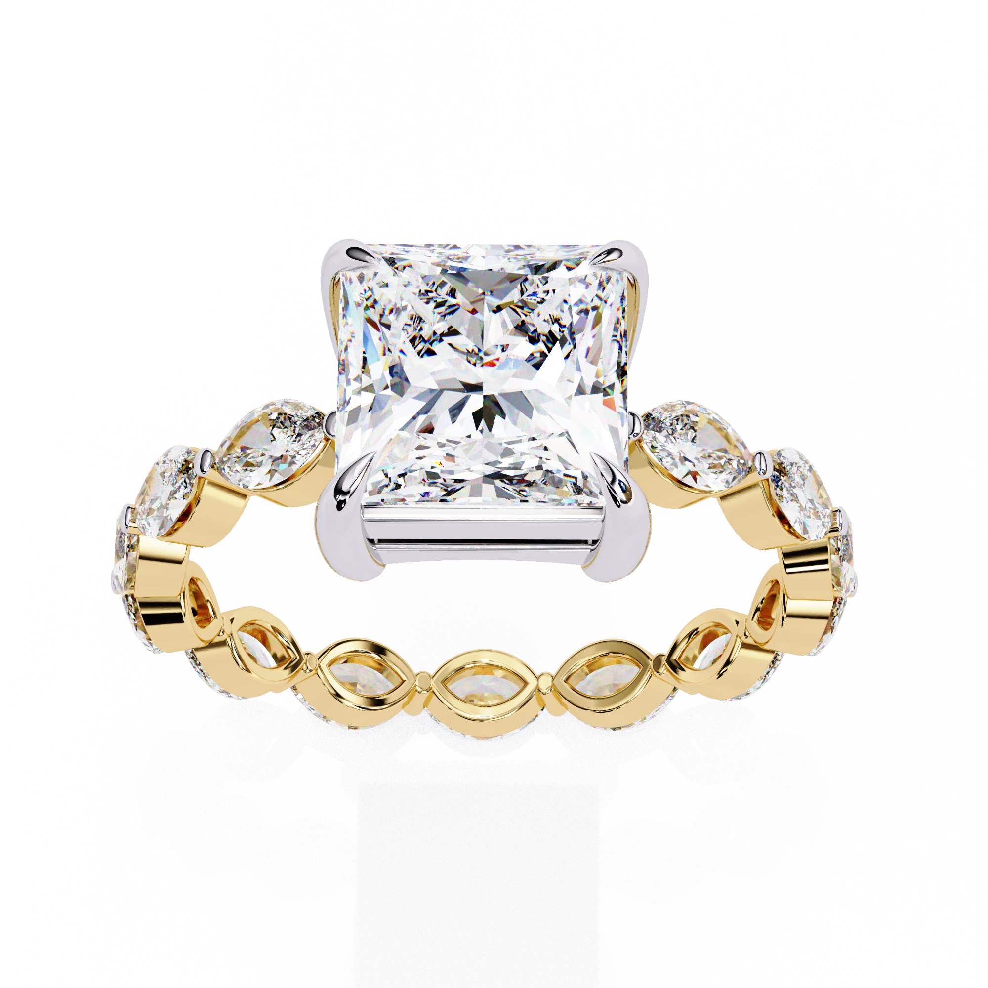 Perfect Rhythm Princess Diamond Ring