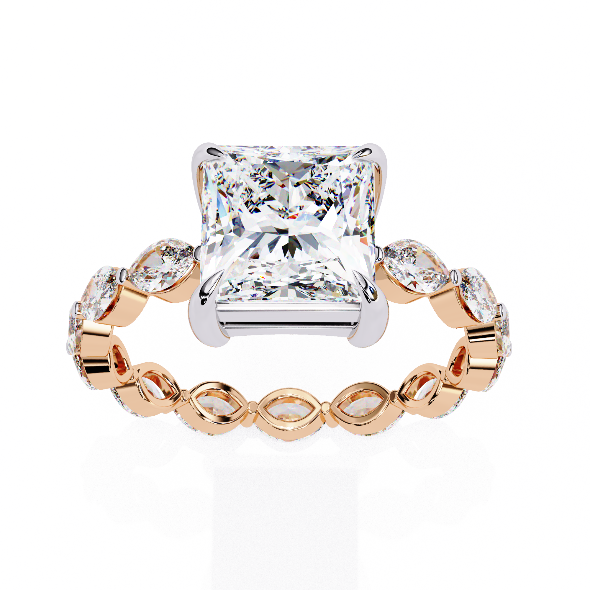 Perfect Rhythm Princess Diamond Ring