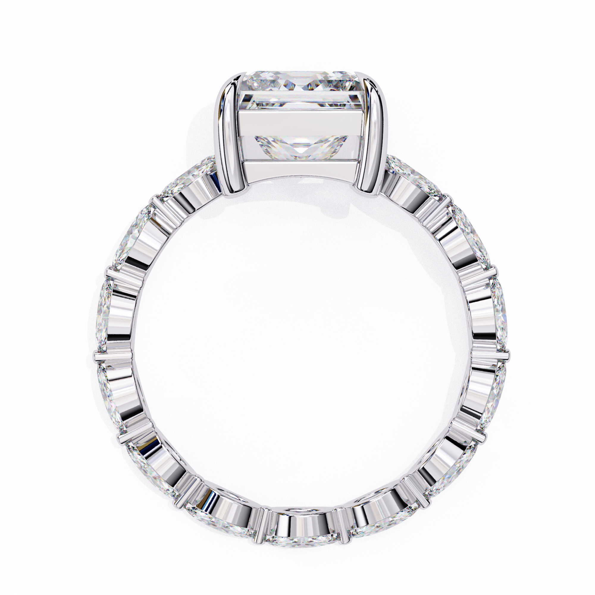 Perfect Rhythm Princess Diamond Ring